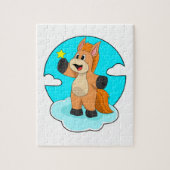 Horse on Clouds ジグソーパズル (縦)