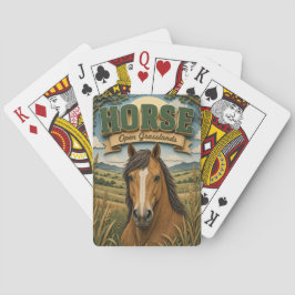 Horse Open Grasslands POPCUT トランプ