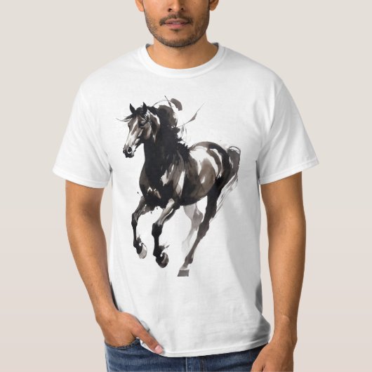 Horse Painting Top Tシャツ (正面)