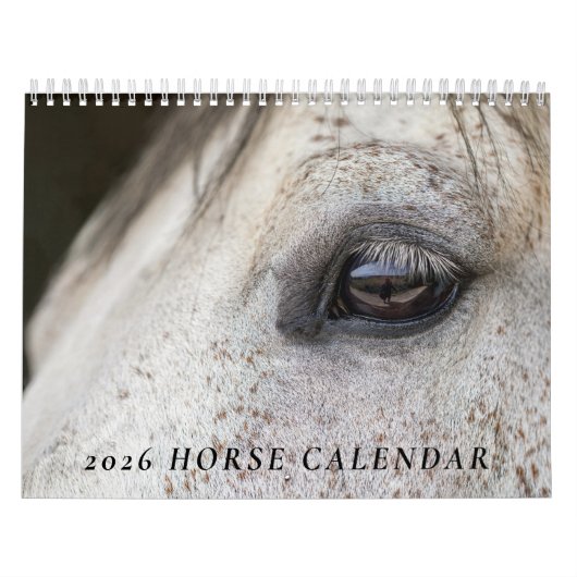 Horse Photo Calendar 2026 カレンダー (カバー)