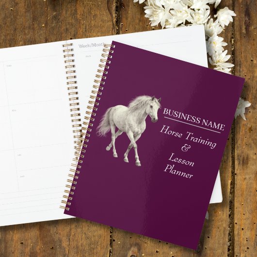 Horse Planner for Riding Instructors and Trainers プランナー手帳