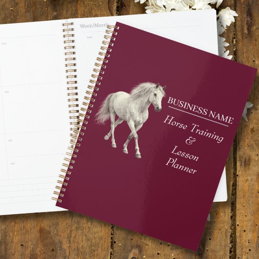 Horse Planner for Riding Instructors and Trainers プランナー手帳