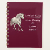 Horse Planner for Riding Instructors and Trainers プランナー手帳 (正面)