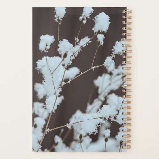 Horse Planner - Winter Theme プランナー手帳 (裏面)