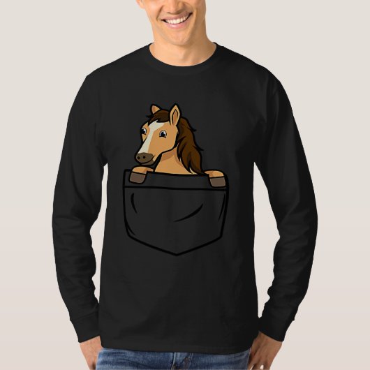 Horse Pocket For Horse Tシャツ (正面)