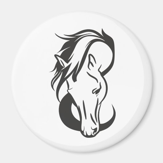Horse portrait, マグネット (正面)