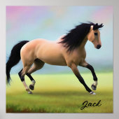 horse portrait poster ポスター (正面)