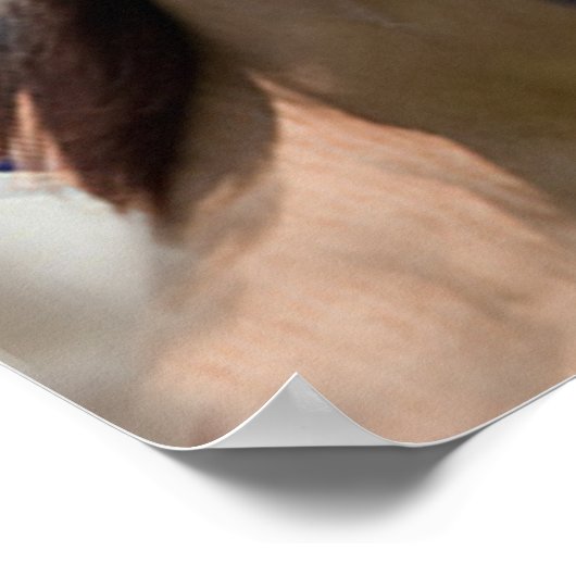 Horse Poster American Flag ポスター (角)