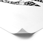 Horse Poster - Clydesdale Foal - Zen Tangle ポスター (角)