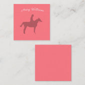 Horse Pro Small スクエア名刺 (正面/裏面)