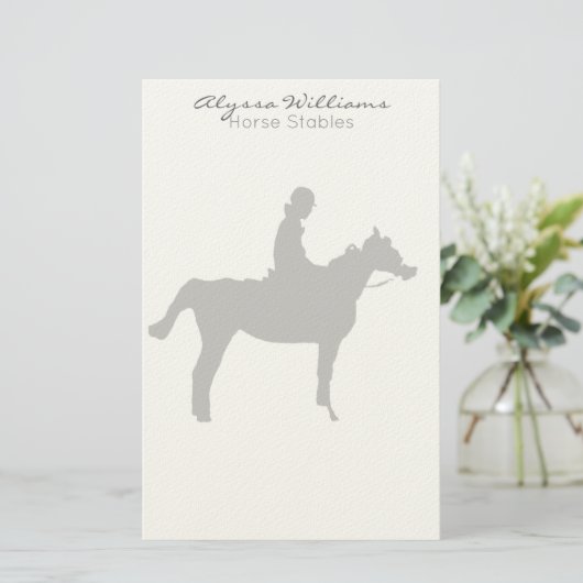 Horse Pro Small 便箋 (スタンド正面)