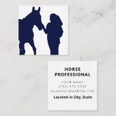 Horse Professional Business Card スクエア名刺 (正面/裏面)