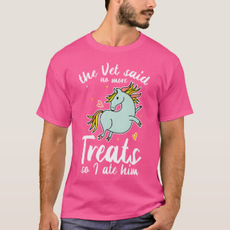 Horse Pun No More Treats Horseback Riding Girls Ch Tシャツ
