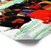 Horse Race in Winter by Clarence Gagnon ポスター (角)