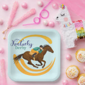 Horse Racing ペーパープレート (パーティー)