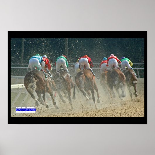 Horse Racing 001 Rear Mowat SpPh ポスター (正面)