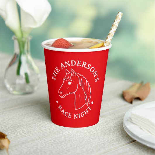 Horse Racing Derby Day Race Night Party 紙コップ (インサイチュ)