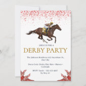 Horse Racing Derby Party Invitation 2026 招待状 (正面)