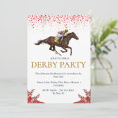 Horse Racing Derby Party Invitation 2026 招待状 (スタンド正面)