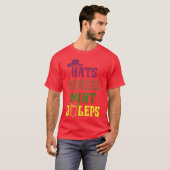 Horse Racing Hats Horses and Mint Juleps Derby fun Tシャツ (正面フル)