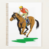 Horse Racing Jockey Galloping プランナー手帳 (正面)