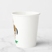 Horse Racing Jockey Galloping 紙コップ (左)