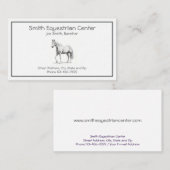 Horse Ranch Business Card 名刺 (正面/裏面)