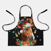 Horse Reindeer エプロン (正面)