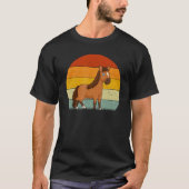 Horse  Retro Style Vintage Tシャツ (正面)