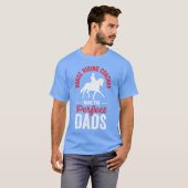 Horse Riding Equestrian Coach Perfect Dad Sports v Tシャツ (正面フル)