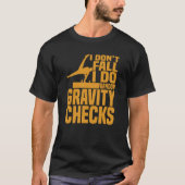Horse Riding Random Gravity Checks Horse Vaulting Tシャツ (正面)
