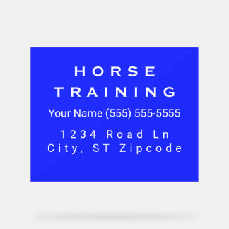 Horse Royal Professional Business Card アクリルサイン