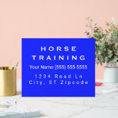 Horse Royal Professional Business Card アクリルサイン (ウェディング)