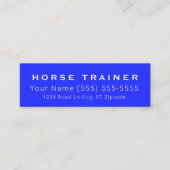 Horse Royal Professional Business Card スキニー名刺 (正面)