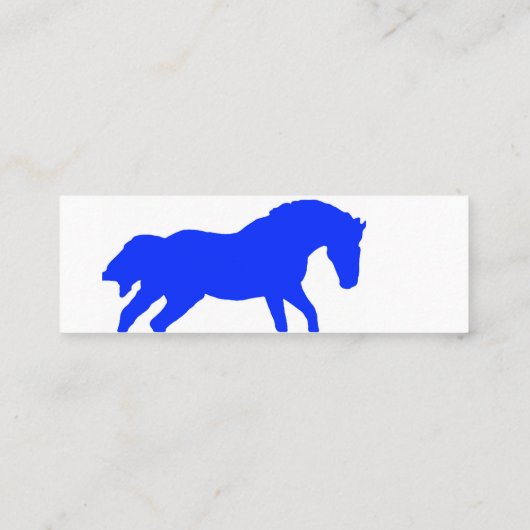 Horse Royal Professional Business Card スキニー名刺 (裏面)