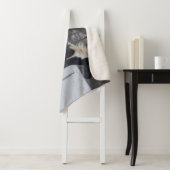 Horse Running Through the Snow シェルパブランケット (インサイチュ)