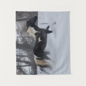 Horse Running Through the Snow タペストリー (正面)