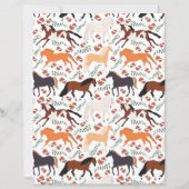 Horse Scrapbook Paper (正面)