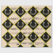 horse shoes in diamonds  ラッピングペーパー (フラット)