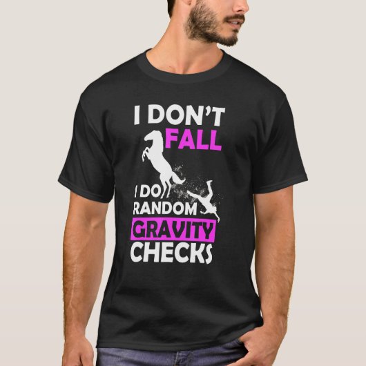 Horse Show Jumping Gravity Tシャツ (正面)