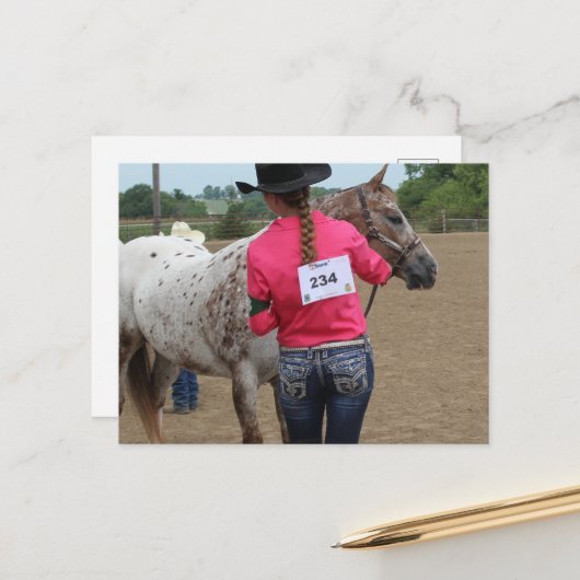 Horse Show Spotted Pony of America 234 ポストカード (正面/裏面インサイチュ)