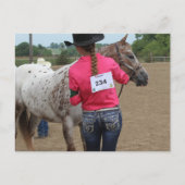 Horse Show Spotted Pony of America 234 ポストカード (正面)