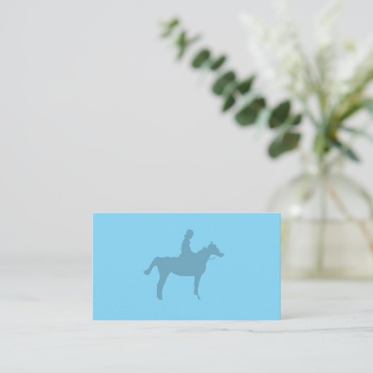 Horse Silhouette Small Notepad 名刺 (スタンド正面)