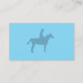 Horse Silhouette Small Notepad 名刺 (正面)