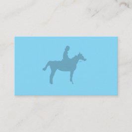Horse Silhouette Small Notepad 名刺