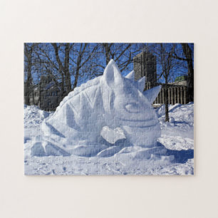 Horse Snow Sculpture(カナダ・ケベック州) ジグソーパズル