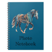 Horse Spiral Photo Notebook ノートブック (正面)