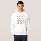 Horse Symbol Pattern Sweatshirt – Personality Gift パーカ (正面フル)