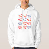 Horse Symbol Pattern Sweatshirt – Personality Gift パーカ (正面)