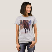 Horse Tシャツ(Image created by grok) Tシャツ (正面フル)
